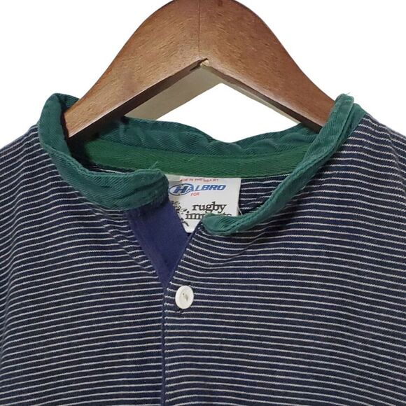 Striped Blue Polo Shirt - Picture 2 of 7